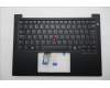 Lenovo 5M11S09792 C-Abdeckung mit Tastatur, Norwegisch, schwarz, Hintergrundbeleuchtung