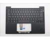 Lenovo 5M11S16189 C-Cover with keyboard, Estonian, Black, Backlight, UK