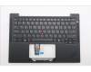 Lenovo 5M11S16443 C-Cover with keyboard, Ukraine, Black, Backlight, WWAN, US