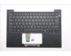 Lenovo 5M11S37378 C-Cover with keyboard, Spanish, Black, Backlight, UK