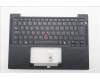 Lenovo 5M11S38045 C-Cover with keyboard, Norwegian, Black, Backlight, UK