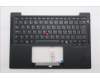 Lenovo 5M11S38064 C-Cover with keyboard, Swedish/Finnish, Black, Backlight, UK