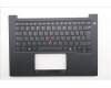 Lenovo 5M11T54235 C-Cover with keyboard, Danish, Black, Backlight, UK