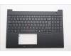 Lenovo 5M11T55290 C-Cover with keyboard, Italian, Black, Backlight, Number Pad, UK