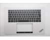 Lenovo 5M11U08076 C-Cover with keyboard, Slovenian, White, FingerPrint, UK