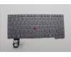 Lenovo 5N21M38648 Keyboard Internal, US English Euro, Grey, Backlight, US