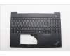 Lenovo 5M11N99896 C-Cover with keyboard, Switzerland, Black, Backlight, UK