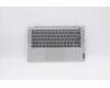 Lenovo Gehäuseoberseite C81YH Aluminium Silber mit Fingerabdrucksensor Tastatur mit Hintergrundbeleuchtung Bulgarisch für Lenovo IdeaPad 5-14IIL05 (81YH)