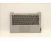 Lenovo Gehäuseoberseite C81YM, Kunststoff, Silber, ohne Fingerabdrucksensor, mit Tastaturbeleuchtung (Schwedisch) für Lenovo IdeaPad 5-14ARE05 (81YM)