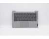 Lenovo Gehäuseoberseite C81YM, Kunststoff, Silber, mit Fingerabdruckleser, Tastatur beleuchtet (BUL-Layout) für Lenovo IdeaPad 5-14ITL05 (82FE)
