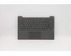 Lenovo Gehäuseoberseite C81YM, Kunststoff, Schwarz, mit Fingerabdruckleser, Tastatur beleuchtet (RUS-Layout) für Lenovo IdeaPad 5-14ITL05 (82FE)