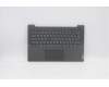 Lenovo Gehäuseoberseite C81YM, Kunststoff, Schwarz, mit Fingerabdrucksensor, Tastatur mit Hintergrundbeleuchtung, Italienisch für Lenovo IdeaPad 5-14ITL05 (82FE)