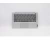 Lenovo Gehäuseoberseite C81YM Aluminium Silber mit Fingerabdrucksensor, Hintergrundbeleuchtete Tastatur, Griechisch für Lenovo IdeaPad 5-14ITL05 (82FE)