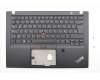 Lenovo MECH_ASM Ccov,LA SPA,BLKBD,FPR,BK,SRX für Lenovo ThinkPad T490 (20Q9/20QH)