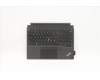 Lenovo MECH_ASM Backlit KB US English FPR Black für Lenovo ThinkPad X12 Detachable (20UW/20UV)
