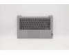 Lenovo Gehäuseoberseite C81YM, Kunststoff, Silber, mit Fingerabdrucksensor, mit Tastaturbeleuchtung (Schwedisch) für Lenovo IdeaPad 5-14ARE05 (81YM)