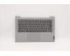 Lenovo Gehäuseoberseite C81YM, Kunststoff, Silber, ohne Fingerabdruckleser, Tastatur nicht beleuchtet (SW-Layout) für Lenovo IdeaPad 5-14ARE05 (81YM)