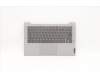 Lenovo Gehäuseoberseite C81YM, Kunststoff, Silber, ohne Fingerabdrucksensor, Tastatur mit Hintergrundbeleuchtung, Portugiesisch für Lenovo IdeaPad 5-14ARE05 (81YM)