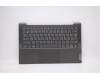 5CB1A14043 Lenovo Geh&auml;useoberseite C81YM Aluminium Schwarz mit Fingerabdrucksensor, Hintergrundbeleuchtete Tastatur, Arabisch-Franz&ouml;sisch