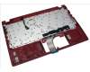 Acer 6B.GW7N7.028 COVER.UPPER.mit Tastatur US-INT.rot