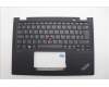 Lenovo 5M11L64165 C-Cover with keyboard, Switzerland, Black, Backlight, UK