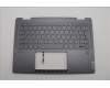 Lenovo 5CB1N97619 C-Cover with keyboard, Portuguese, Storm Grey, Fingerprint, UK