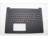 Lenovo 5M11P68336 C-Cover with keyboard, Italian, Black, Backlight, UK