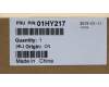 01HY217 Lenovo FRU D-Abdeckung (Gehäuse Hinterteil) Baugruppe, Silber