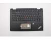Lenovo 02HL653 C-Abdeckung mit Tastatur, Belgisch, Schwarz, Hintergrundbeleuchtung