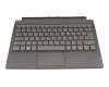 03X7560 Original Lenovo Tastatur inkl. Topcase FR (französisch) grau/schwarz mit Backlight
