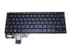 0KN0-QD1GE13 Original Protek Tastatur inkl. Topcase DE (deutsch) blau