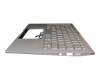 0KN1-A6GE13 R1.0 Original Asus Tastatur inkl. Topcase DE (deutsch) weiß/silber mit Backlight