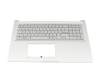 0KN1-GZ7GE12 Original Pega Tastatur inkl. Topcase DE (deutsch) grau/silber