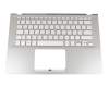 0KNB0-260AGE00 Original Asus Tastatur inkl. Topcase DE (deutsch) silber/silber mit Backlight