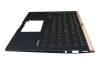 0KNB0-262GRU00 Original Asus Tastatur inkl. Topcase RU (russisch) schwarz/blau mit Backlight