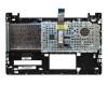 0KNB0-6127GE00 Original Asus Tastatur inkl. Topcase DE (deutsch) schwarz/silber