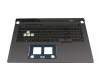0KNR0-6915GE00 Original Asus Tastatur inkl. Topcase DE (deutsch) schwarz/transparent/schwarz mit Backlight (RGB 4-Zone)