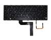 Tastatur DE (deutsch) schwarz mit Backlight original für Acer Aspire M5-481TG