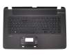 Tastatur inkl. Topcase DE (deutsch) schwarz/schwarz original für HP Pavilion 17-f100