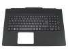 Tastatur inkl. Topcase DE (deutsch) schwarz/schwarz mit Backlight original für Acer Aspire V 17 Nitro (VN7-791)