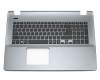 Tastatur inkl. Topcase DE (deutsch) schwarz/grau original für Acer Aspire E5-771