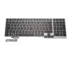 Tastatur DE (deutsch) schwarz mit Backlight original für Fujitsu LifeBook E753