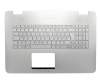 0KNB0-662BFR00 Original Asus Tastatur inkl. Topcase FR (französisch) silber/silber mit Backlight