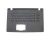 Tastatur inkl. Topcase DE (deutsch) schwarz/schwarz original für Acer Aspire ES1-732