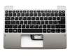Tastatur inkl. Topcase DE (deutsch) schwarz/grau original für Acer Switch 10 V Pro (SW5-014P)