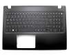 Tastatur inkl. Topcase DE (deutsch) schwarz/schwarz original für Acer Aspire F15 (F5-571G)