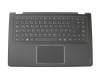 Tastatur inkl. Topcase DE (deutsch) schwarz/schwarz mit Backlight original für Lenovo Yoga 3 1470 (80JH)