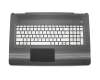Tastatur inkl. Topcase DE (deutsch) silber/schwarz mit Backlight original für HP Pavilion 17-ab200