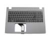 Tastatur inkl. Topcase DE (deutsch) schwarz/silber mit Backlight original für Acer Aspire V5-591G