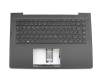Tastatur inkl. Topcase DE (deutsch) schwarz/schwarz mit Backlight original für Lenovo U41-70 (80JV/80JT)